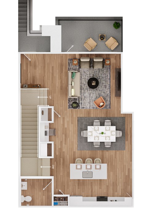 Floor plan for 3 beds, 3 baths, 2485 sqft